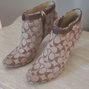 Coach Brown Boot Heels